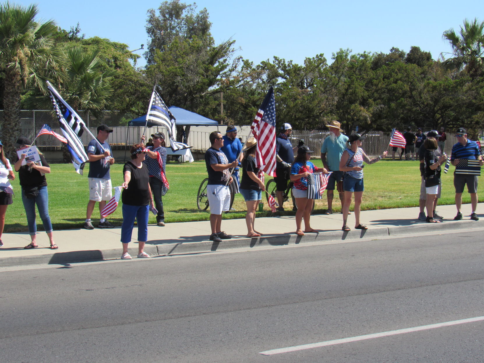 Back the Blue Rally